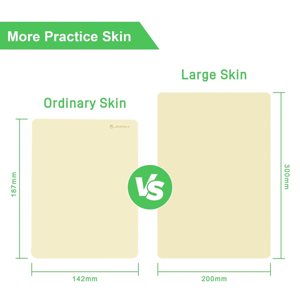 JCONLY premium tattoo skin clipboard-friendly layout supports studio on-the-go use.