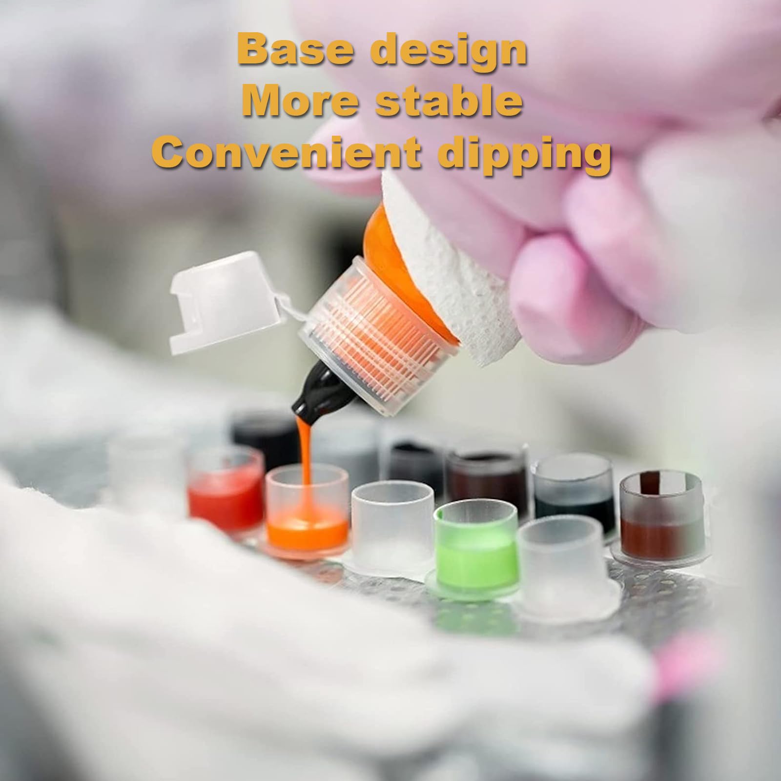 Jconly tattoo ink caps single-use packaging supports hygiene and efficiency.