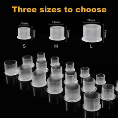 Jconly tattoo ink cups base 17mm offers stable, spill-free performance.