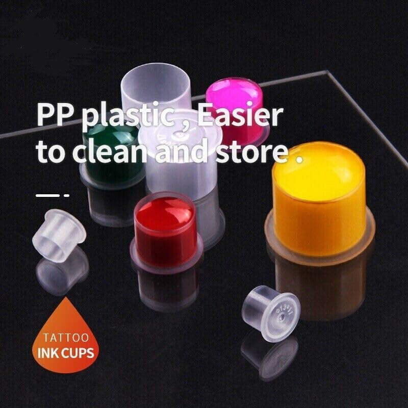 Jconly tattoo ink cups transparent cups speed shade recognition.