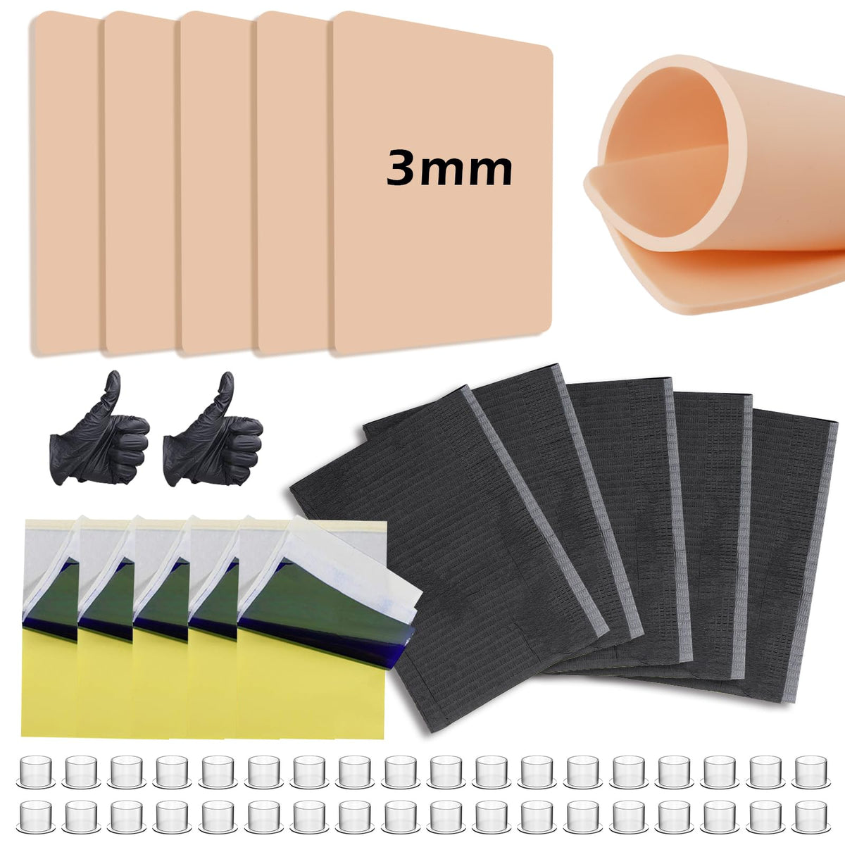 Jconly tattoo practice kit hero image shows a complete at-home setup for confident practice sessions.
