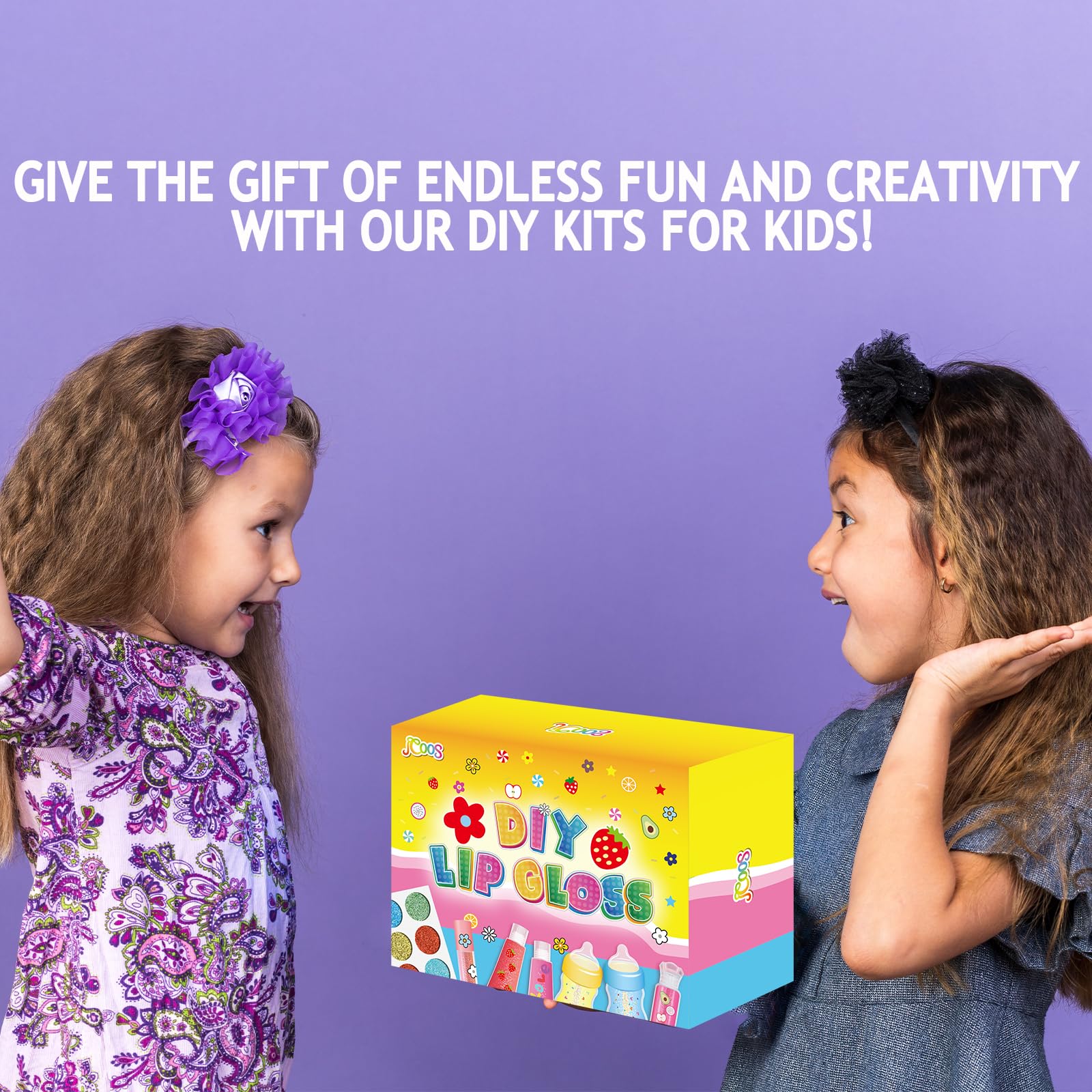 Jcoos gift packaging image suggests thoughtful, creative gifts for teens, tweens, or mom.