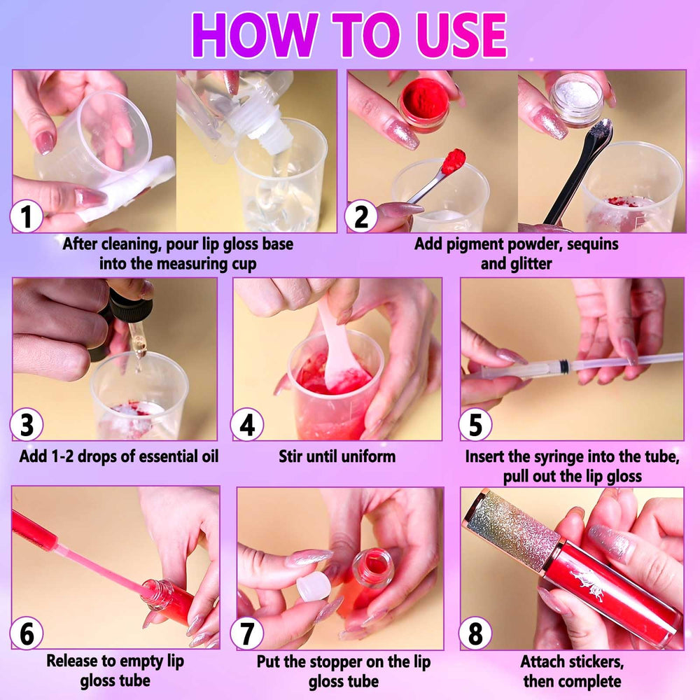 JCOOS gift packaging makes the lip gloss kit a ready-to-give present.