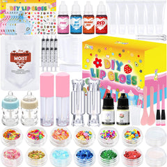 Jcoos lip gloss making kit packaging view highlights ready-to-go DIY creativity and gifting potential.