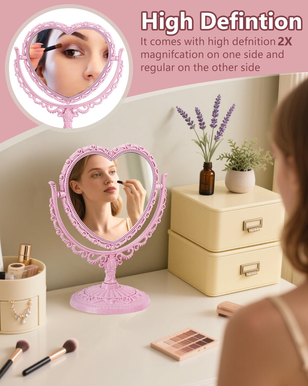 JDPEYI gift-ready dresser mirror makes a thoughtful holiday surprise