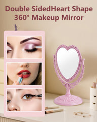 JDPEYI lightweight desk makeup mirror for easy portability