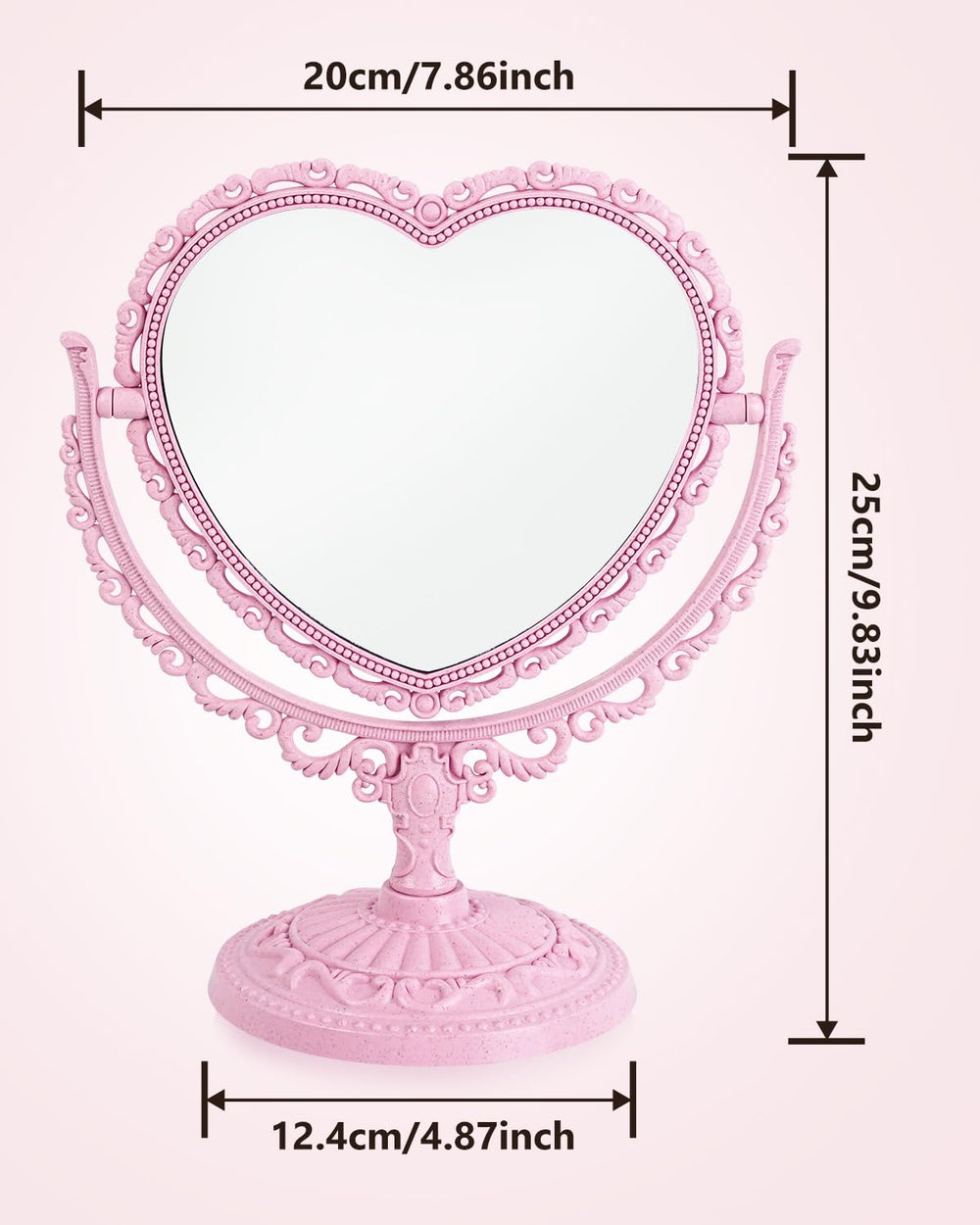 JDPEYI wheat straw frame mirror with eco-friendly vintage style