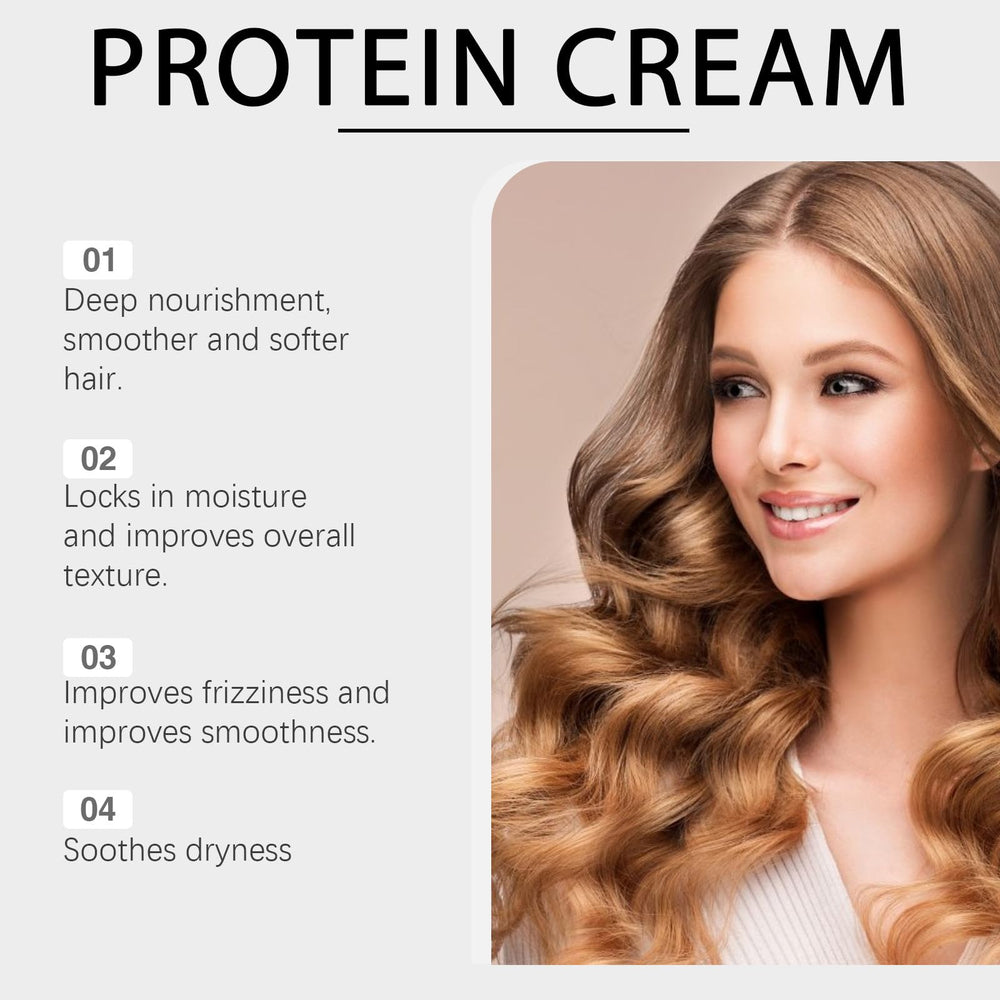 Jeamoen Polypeptide Keratin Soft Hair Portrait shows smooth, hydrated strands after treatment.