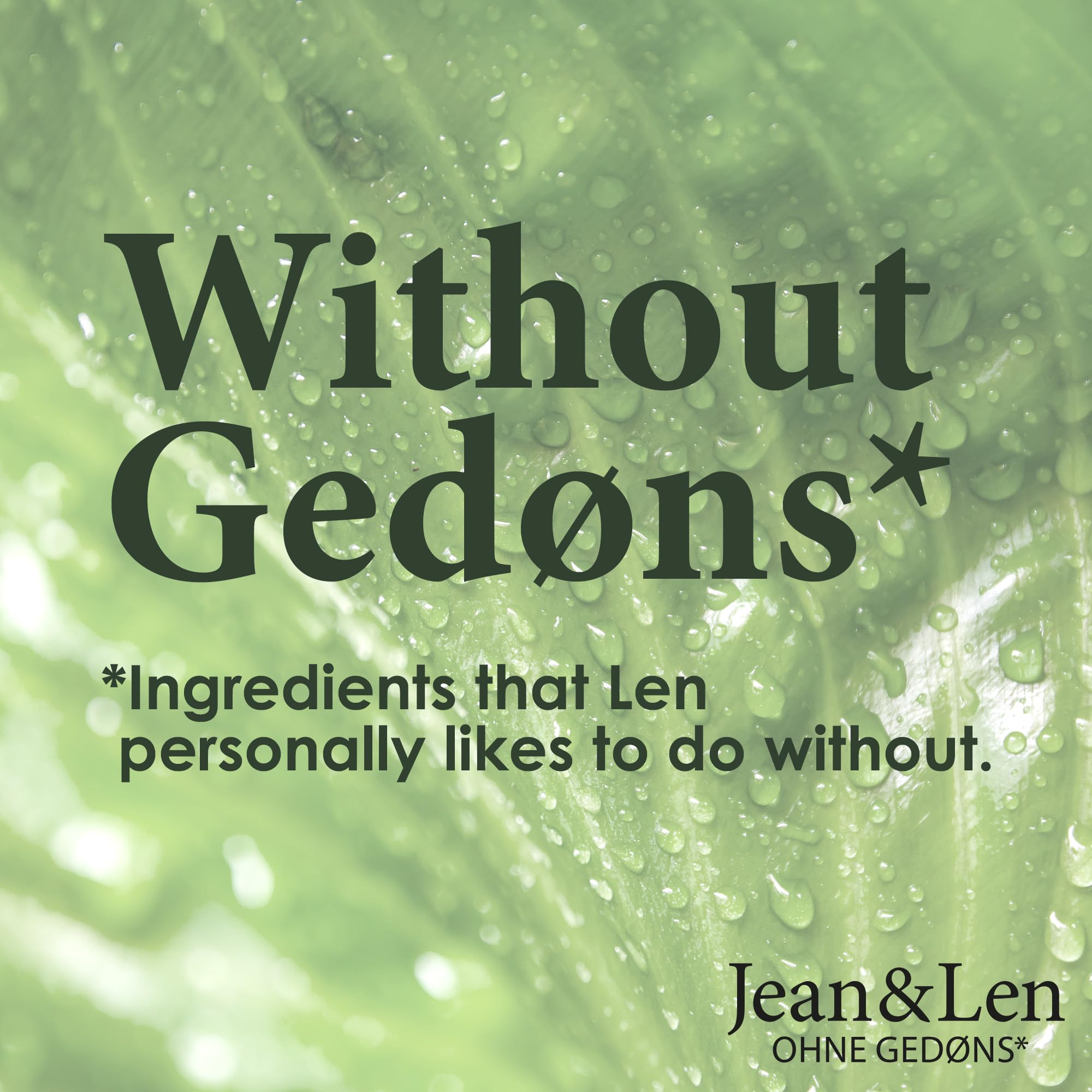 Jean&Len conditioner tube with rosemary-ginger improves softness and manageability