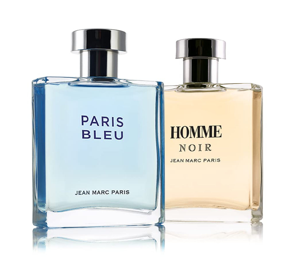 Jean Marc Paris Homme Noir gift-box presentation suggests ideal present for fragrance lovers.