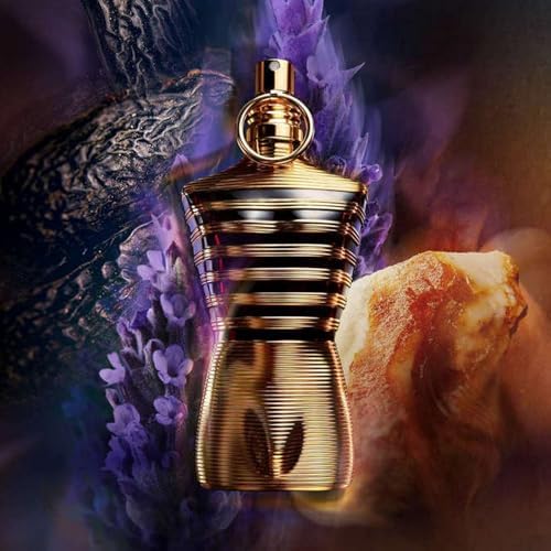 Jean Paul Gaultier Le Male Elixir bottle cap close-up highlighting premium finish