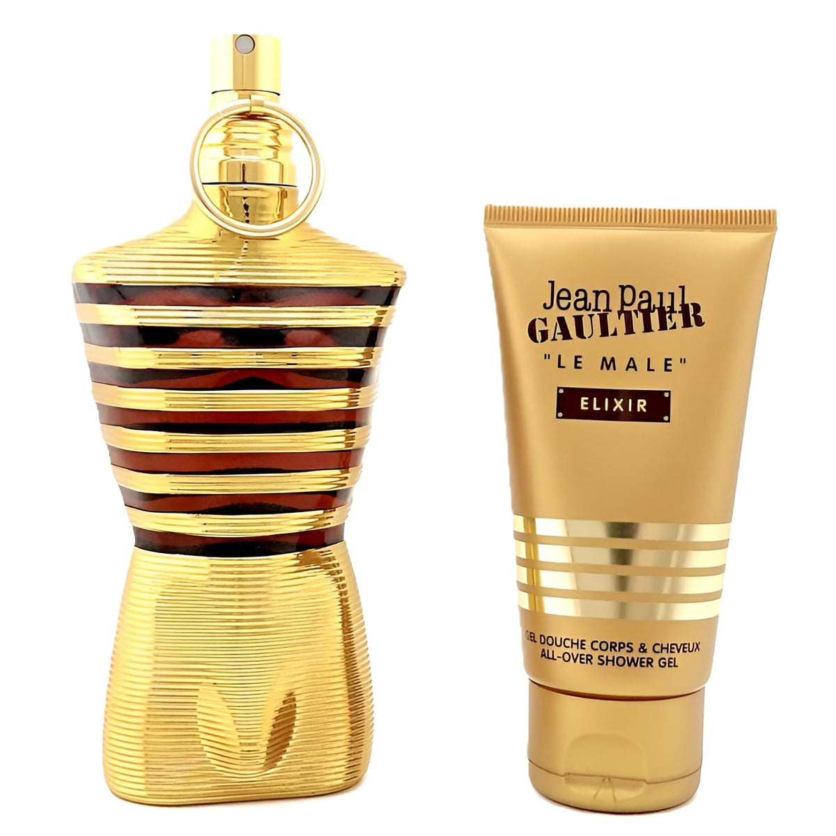 Jean Paul Gaultier Le Male Elixir parfum spray bottle for lasting masculine scent