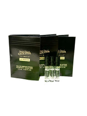Jean Paul Gaultier Le Male Le Parfum Intense sample set bottles for on-the-go testing.