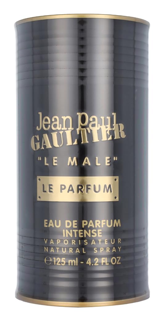 Jean Paul Gaultier Le Male Le Parfum spray in action captures long lasting projection.