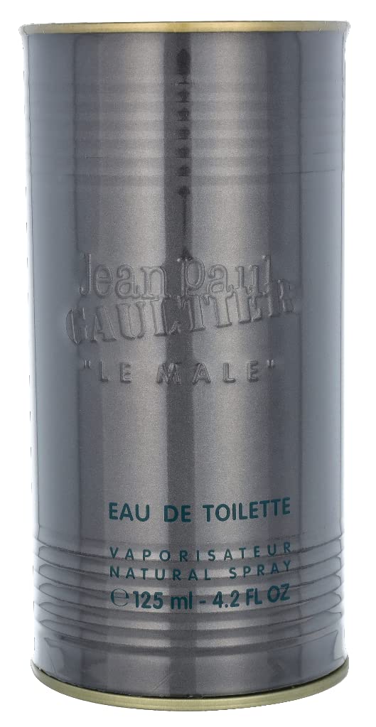 Jean Paul Gaultier Le Male packaging box suggesting premium presentation and gift-worthiness.