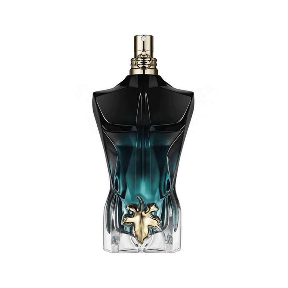 Jean Paul Gaultier Le Beau Le Parfum Intense cap and label detailing luxury grooming ritual
