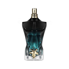 Jean Paul Gaultier Le Beau Le Parfum Intense cap and label detailing luxury grooming ritual
