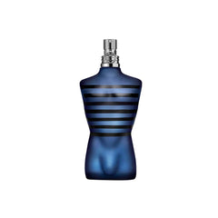 Jean Paul Gaultier Ultra Male packaging box hints premium design for gifting or display.