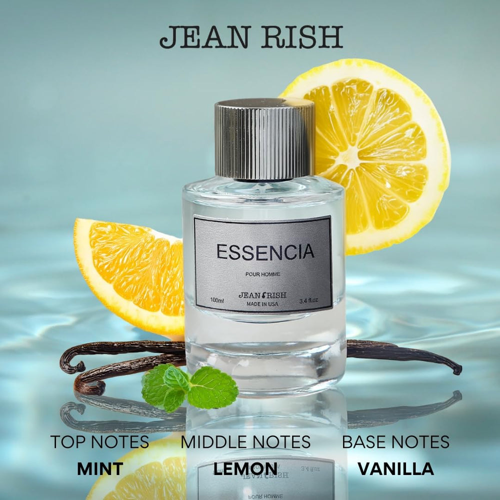 Jean Rish Essencia luxury bottle close-up for premium design