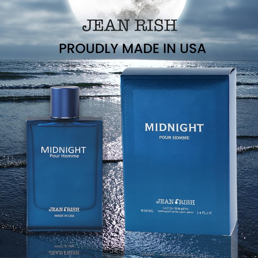 Jean Rish Midnight Pour Homme bergamot note highlights fresh citrus opening