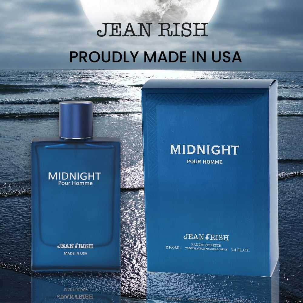 Jean Rish Midnight Pour Homme bergamot note highlights fresh citrus opening