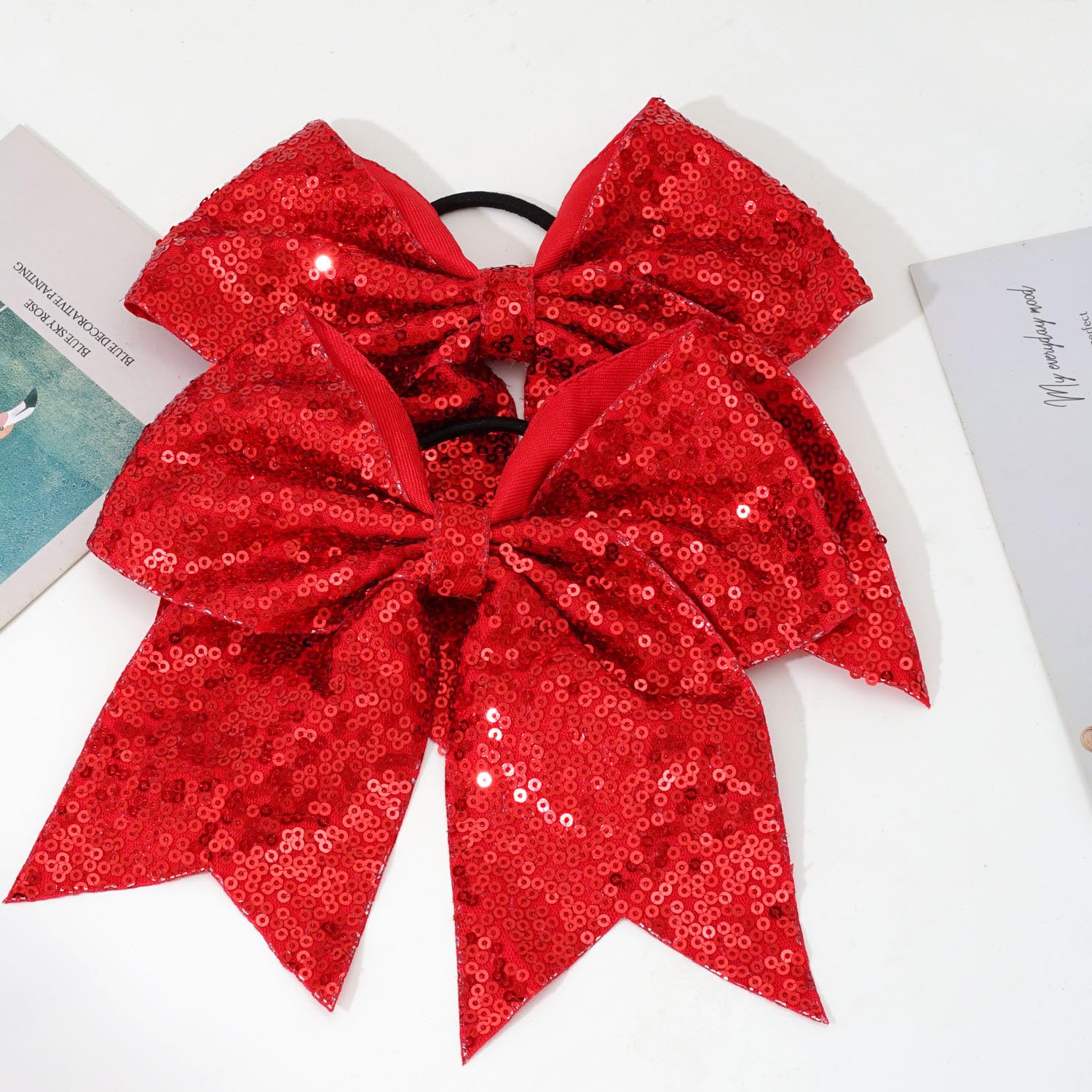 Jeffan cheer bows packaging shows value-packed set for gifting