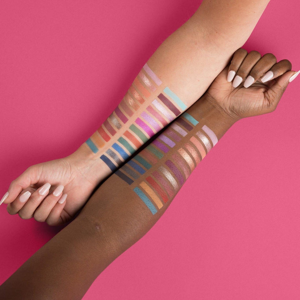 Jeffree Star Scorpio Palette deep wine violet metallic for bold statement eye looks.