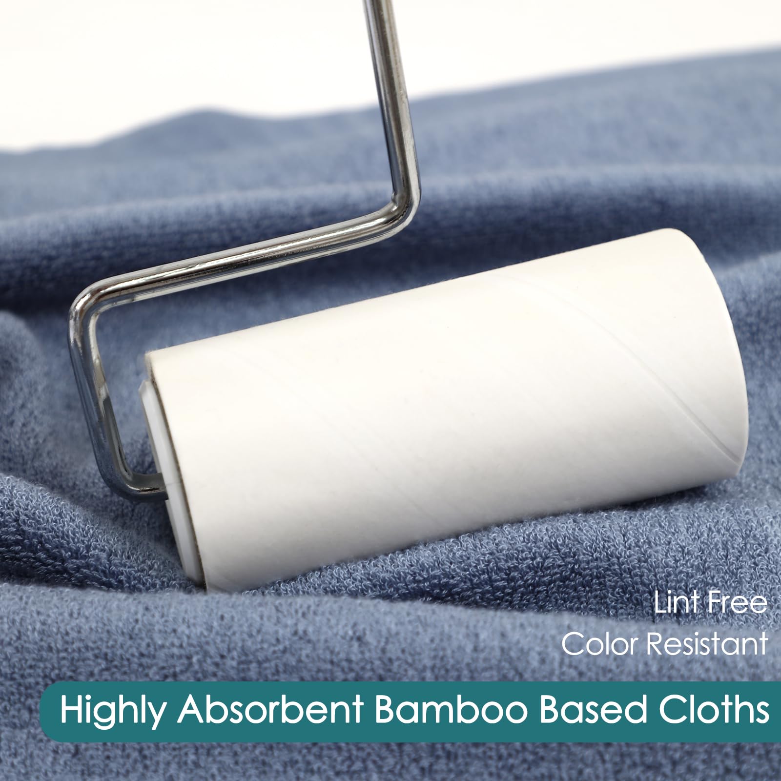 JEFFSUN wash cloths bathroom setup, compact and reusable alternative to disposables.