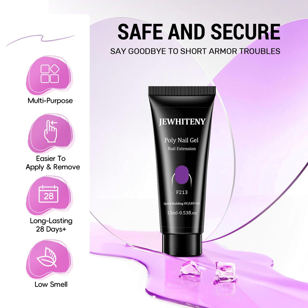 JEWHITENY dual brush pen for precise gel application and shaping