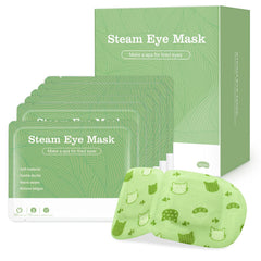 Jekeno Steam Eye Mask 16-pack box delivers convenient warm sleep relief for tired eyes.