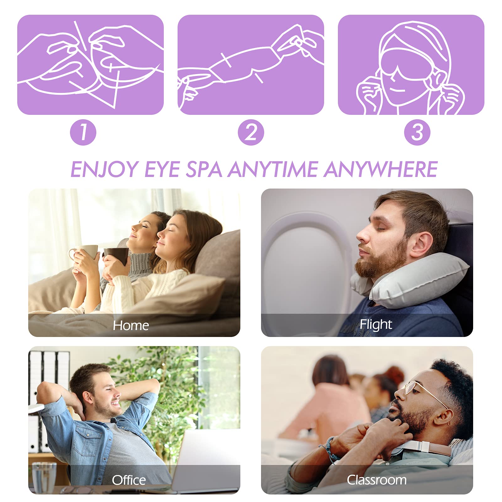 Jekeno Steam Eye Mask gift idea for relaxation lovers.