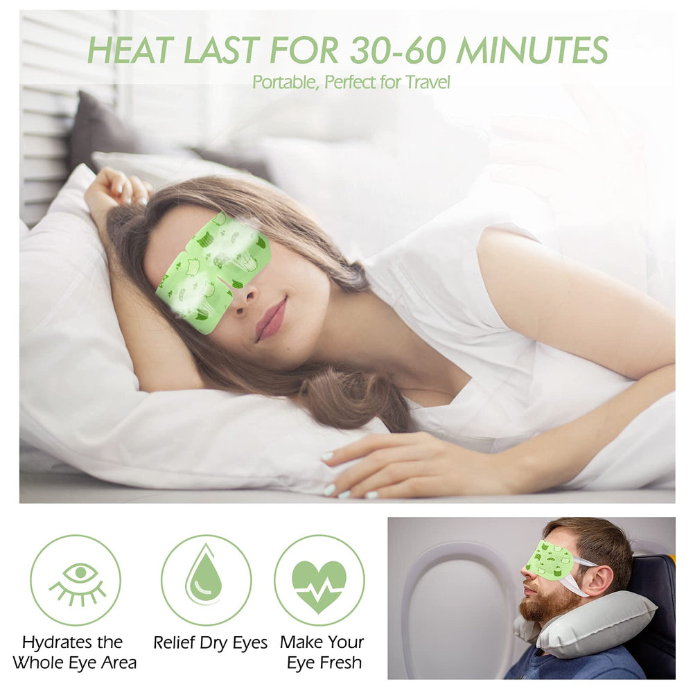 Jekeno Steam Eye Mask individually wrapped for hygienic on-the-go use.