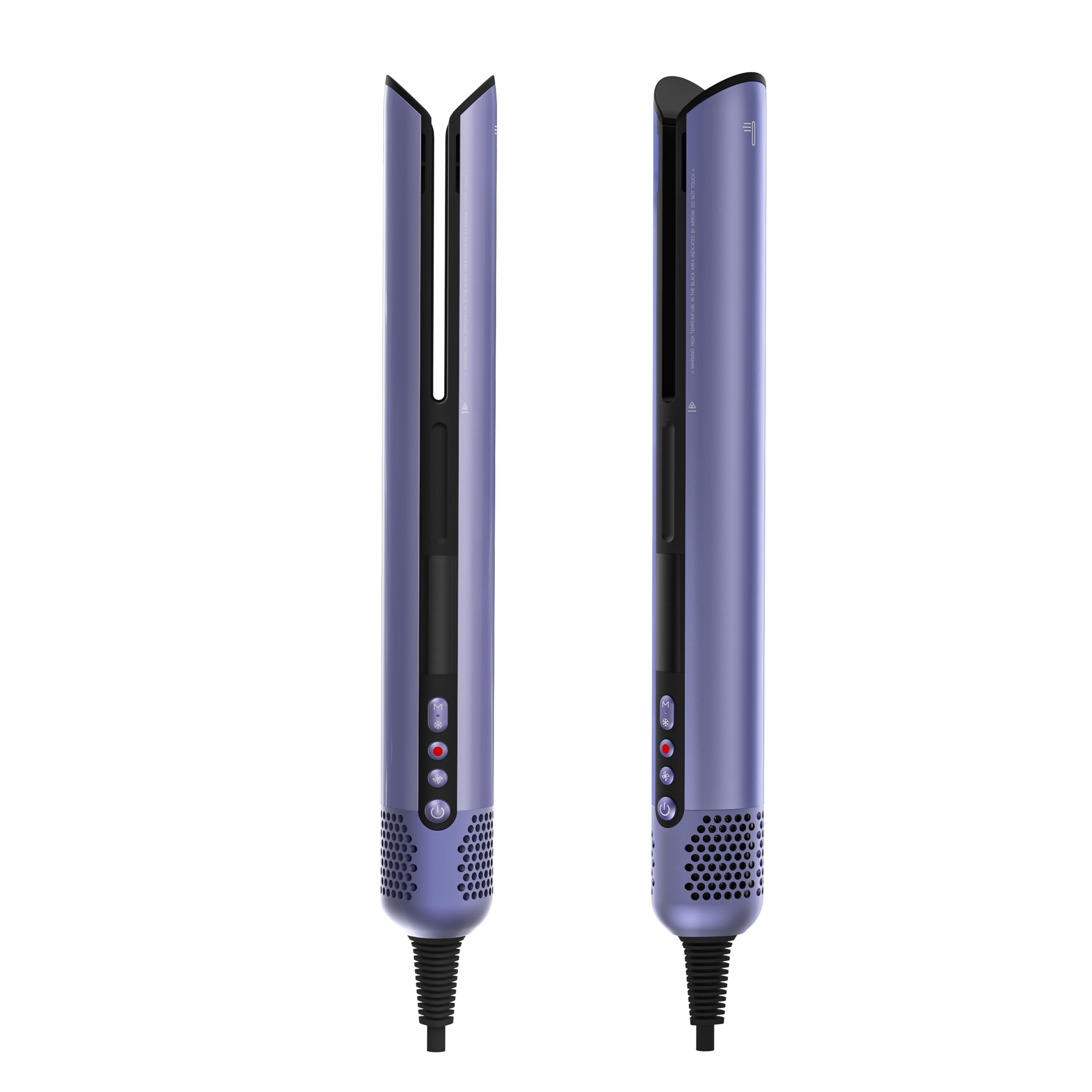 Jellyfish zero-touch air-straightener slot guiding strands for gentle, heat-free straightening.