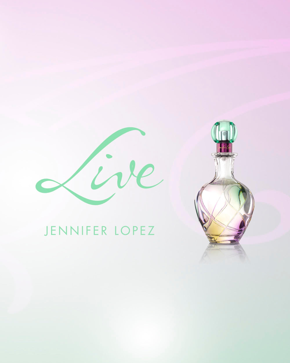 Jennifer Lopez Live by JLo packaging and bottle display for gifting ideas