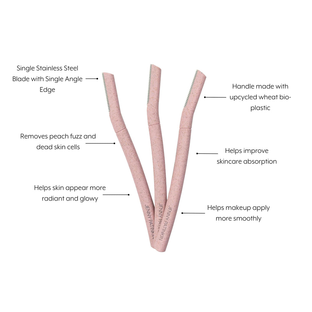 Jenny Patinkin Dermaplaning Set Trío Lateral: mango ergonómico para precisión