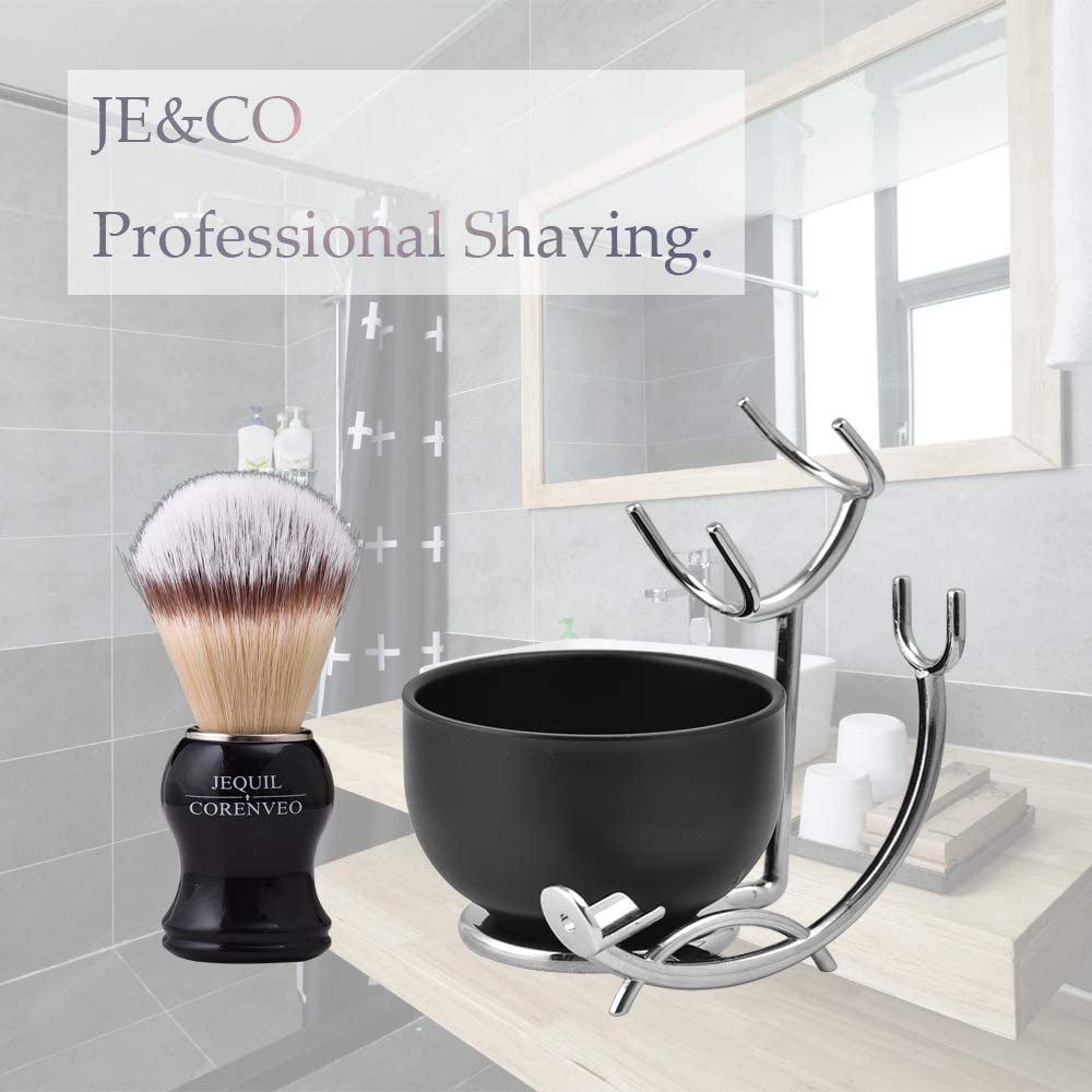 JEQUIL&CORENVEO deluxe shaving kit gift packaging ready for gifting.