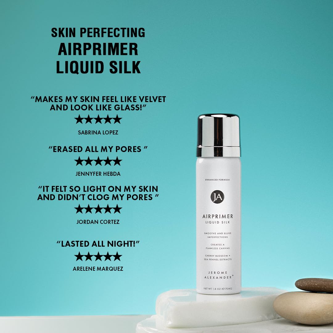 MagicMinerals LiquidSilk Primer fine mist for quick priming before makeup