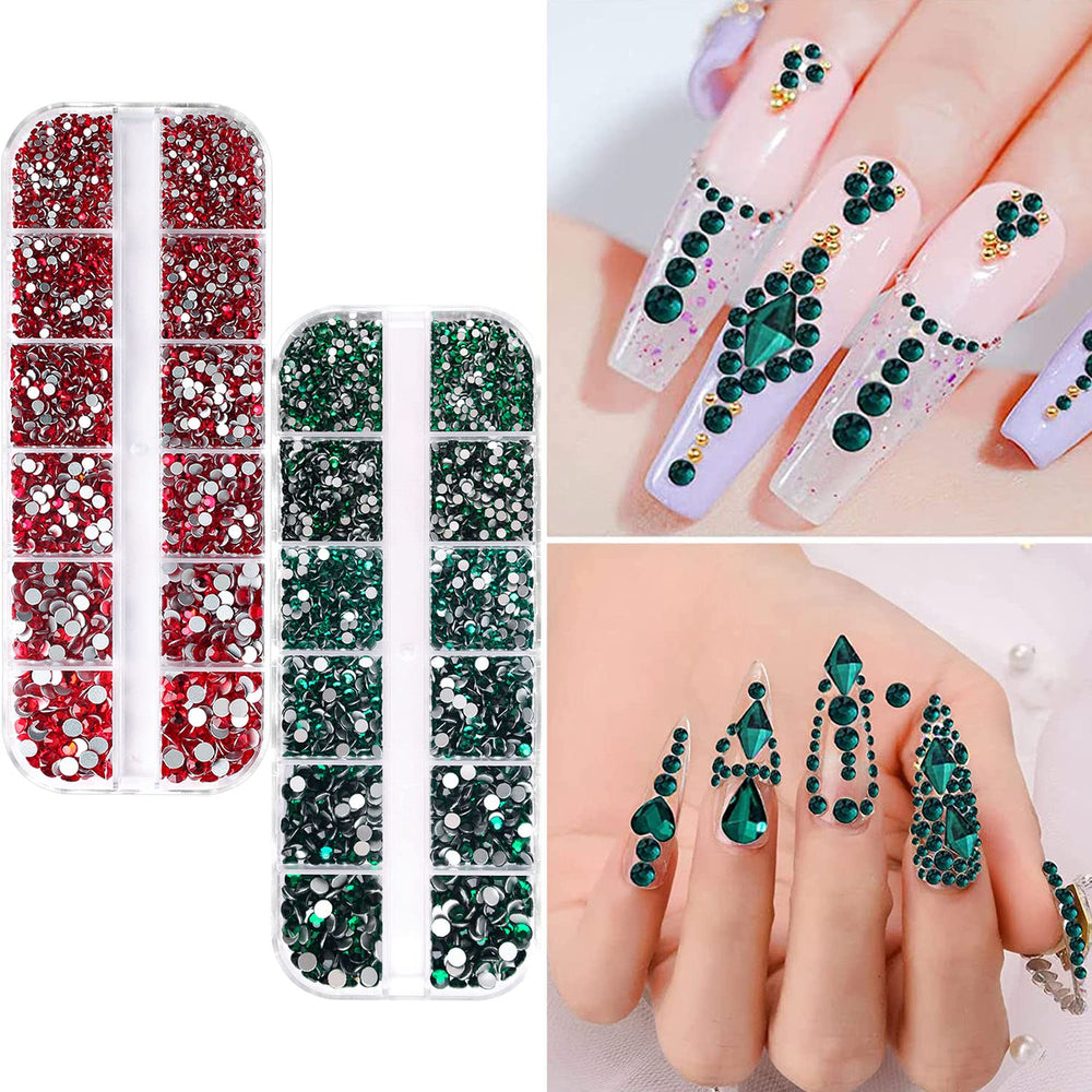 JERCLITY six sizes diameters enable precise nail art and DIY sparkle