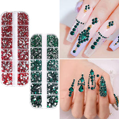 JERCLITY six sizes diameters enable precise nail art and DIY sparkle