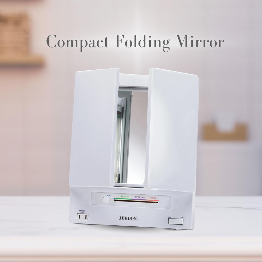 JERDON 5X Magnification aids close grooming and brow shaping with precision.