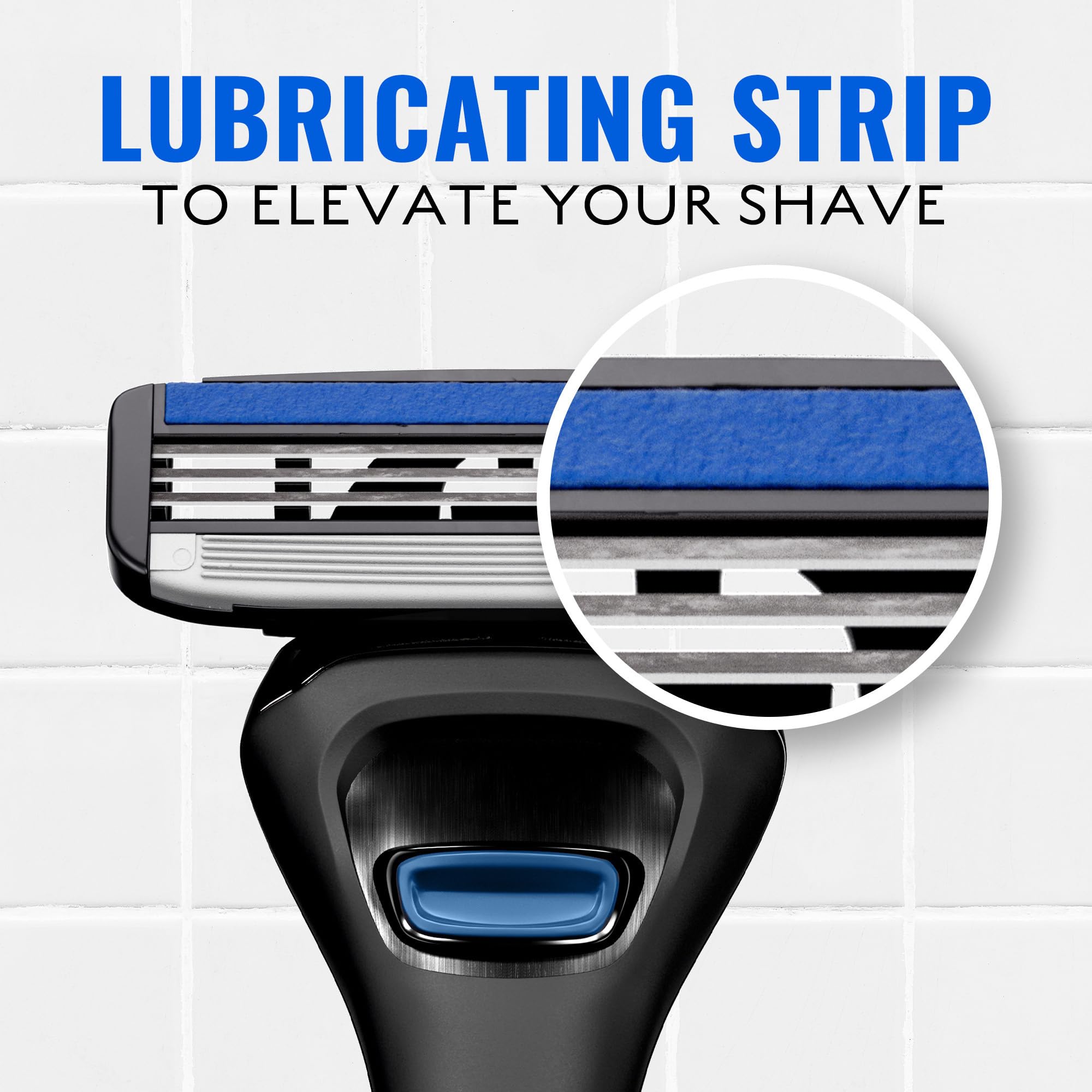Jeremy's Razors Sprint Lubricating Strip with argan oil and aloe