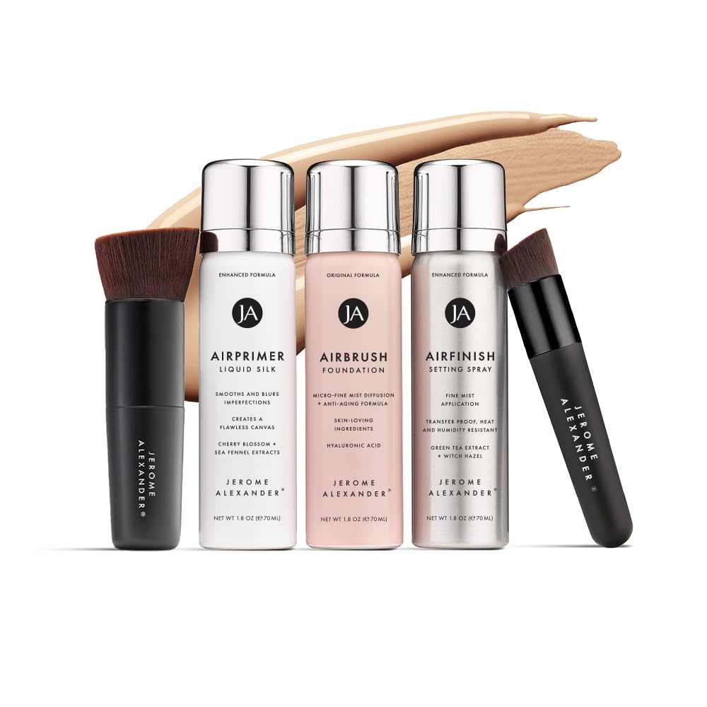 Jerome Alexander Magic Minerals Airbrush Foundation spray bottle for lightweight daily coverage