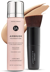 Jerome Alexander MagicMinerals AirBrush Foundation bottle delivering a flawless finish.