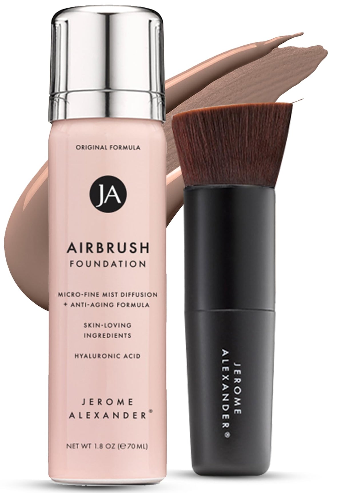 Jerome Alexander MagicMinerals airbrush foundation bottle for natural, silky coverage all day.