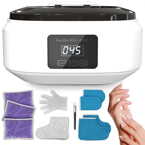 Jerrybox paraffin wax machine 3400ml front view for at-home spa sessions soothing hands and feet