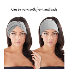 Jesries cross-knotted headband adds style to casual or dressy outfits