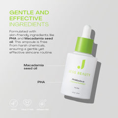 JESS BEAUTY PHAbulous Exfoliant texture close-up reveals creamy, moisturizing formula