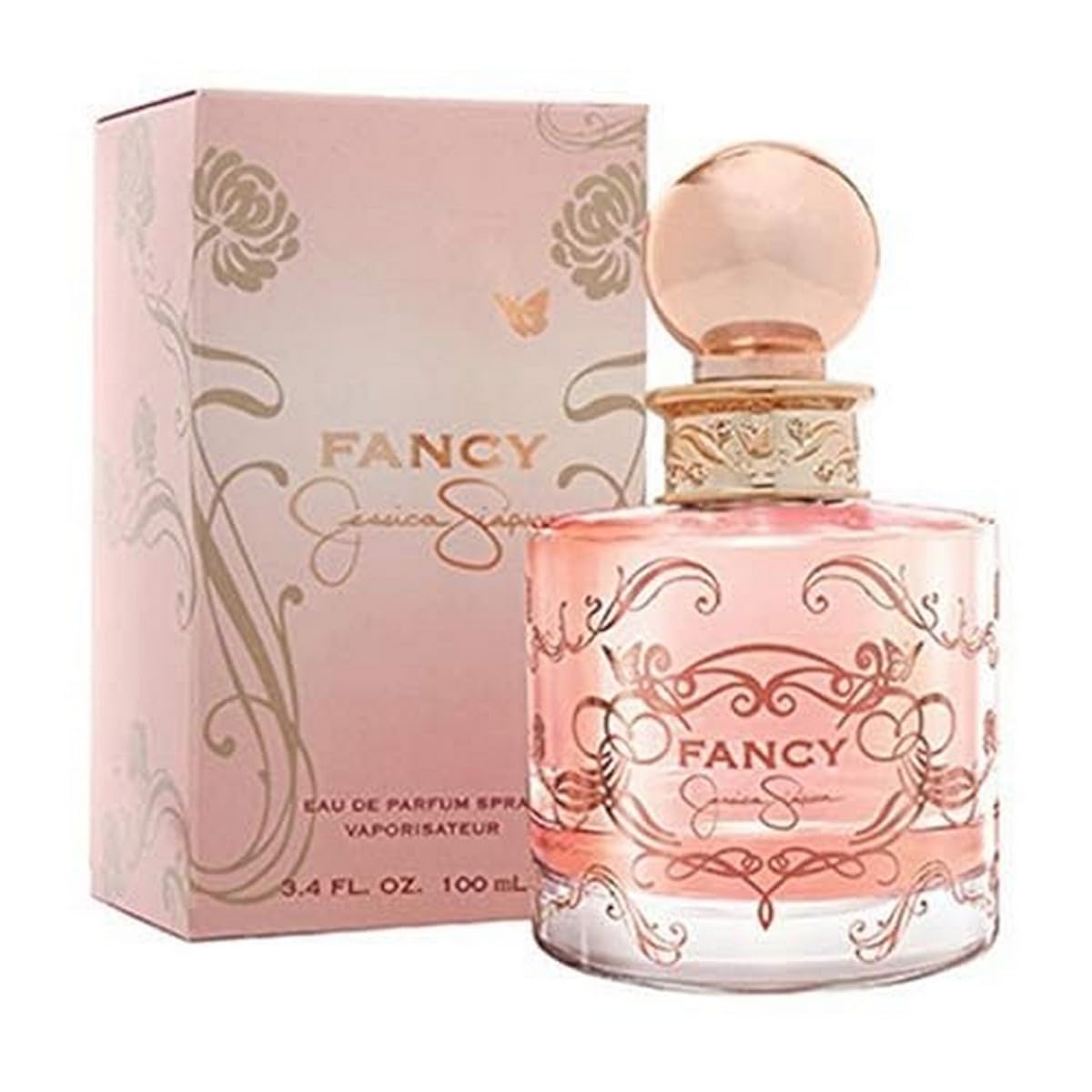 Jessica Simpson Fancy Eau de Parfum spray bottle for elevated daily wear and signature aroma.