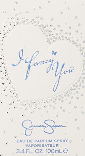 Jessica Simpson I Fancy You label detail—USA-made branding.