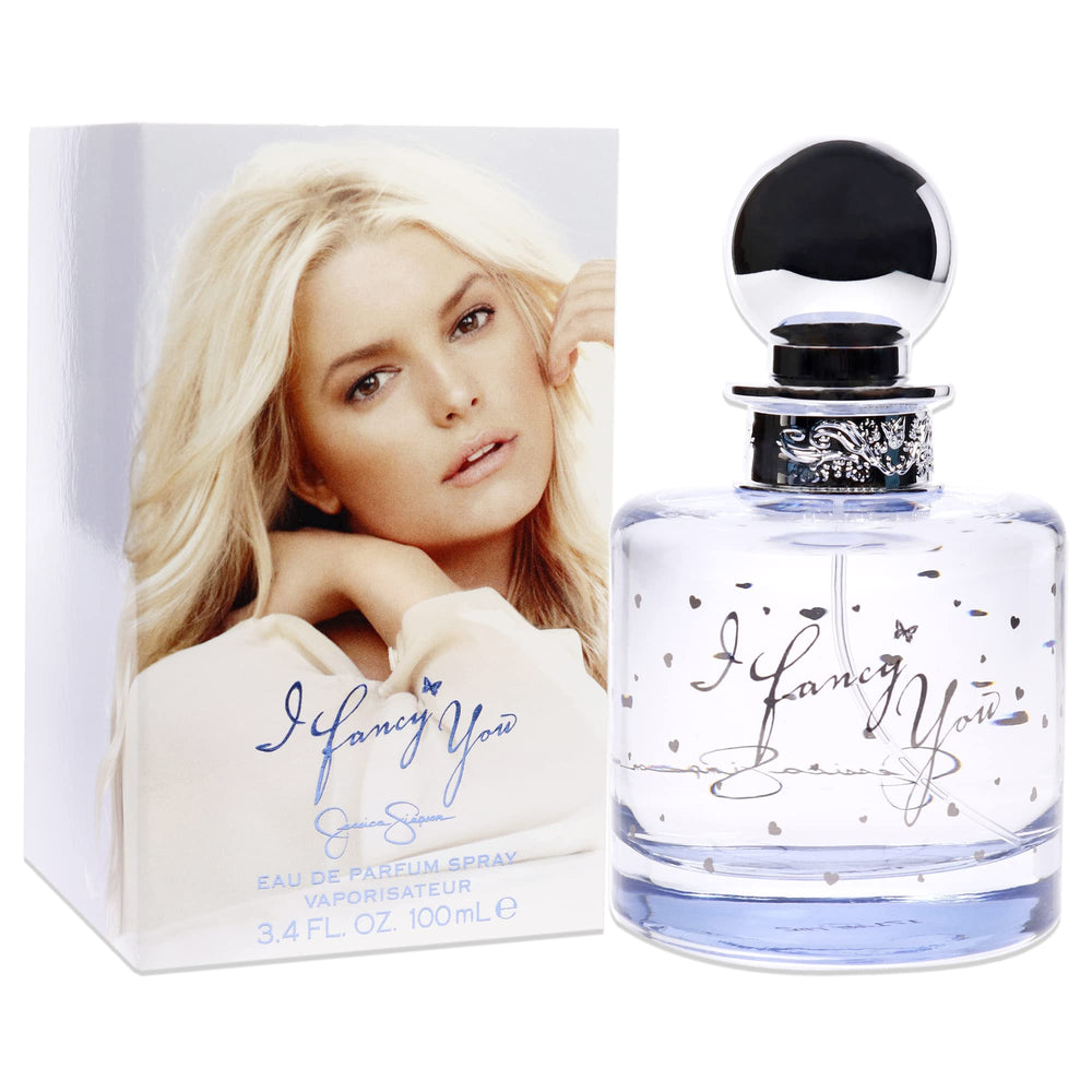 Jessica Simpson I Fancy You spray mist—easy, even application.